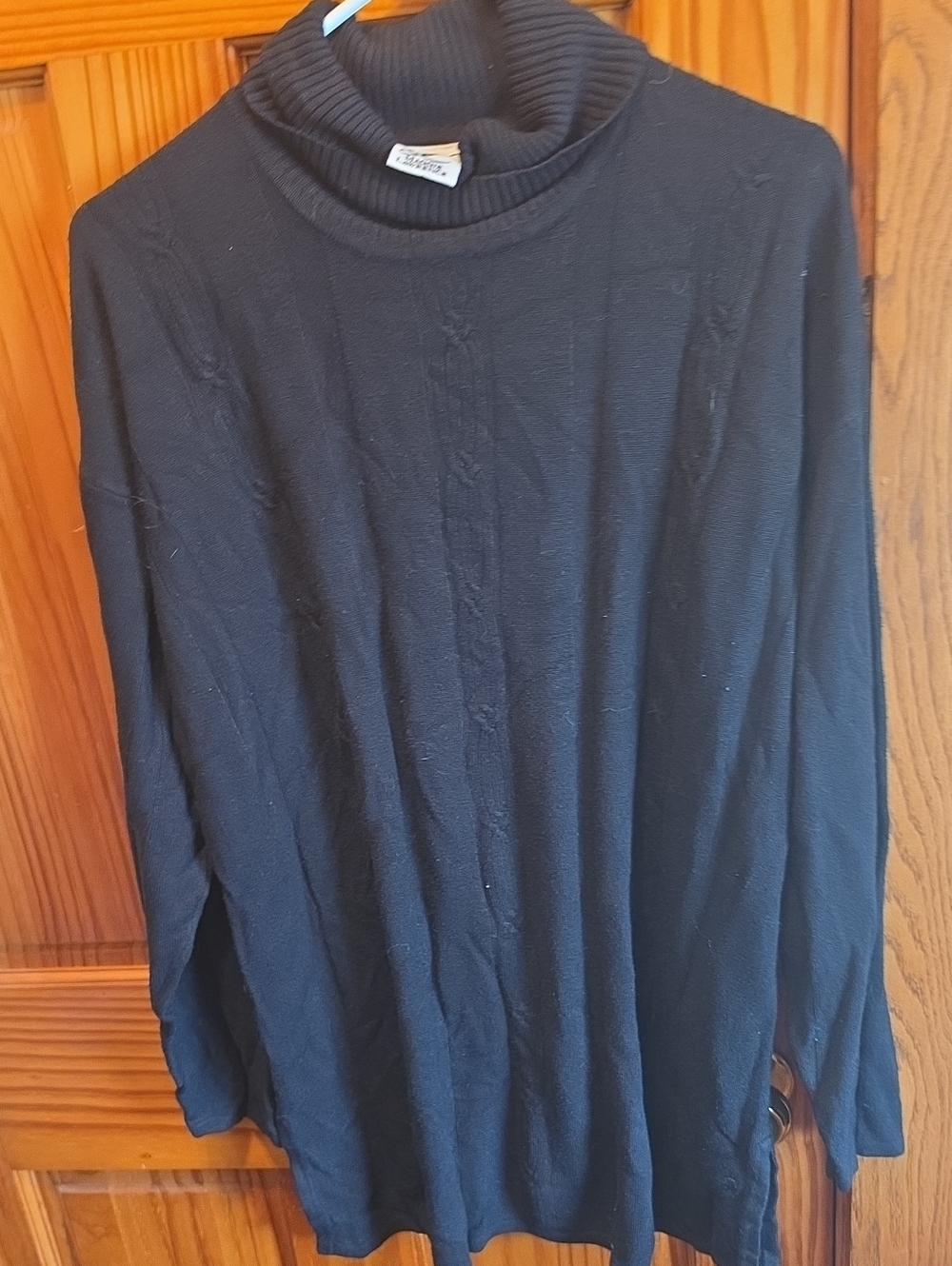 Womens Black Turtleneck Sweater Maggie Lawrence